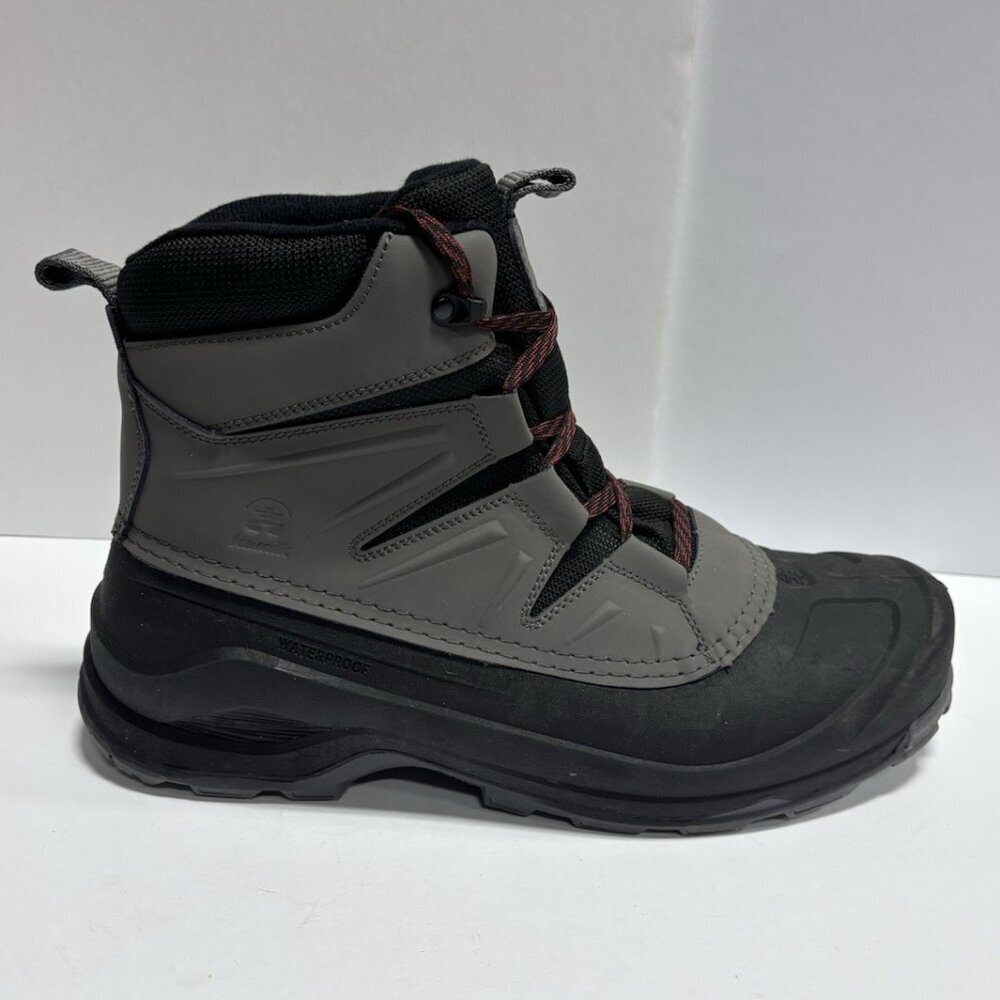 Kamik Men’s Iceland Lo Gray Winter Boots, Size 13 M